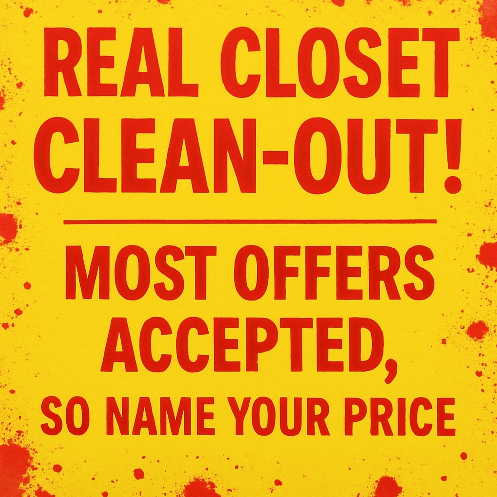 Most Ofders Accepted! Looking To Clean Out Closet And Refresh With New Items